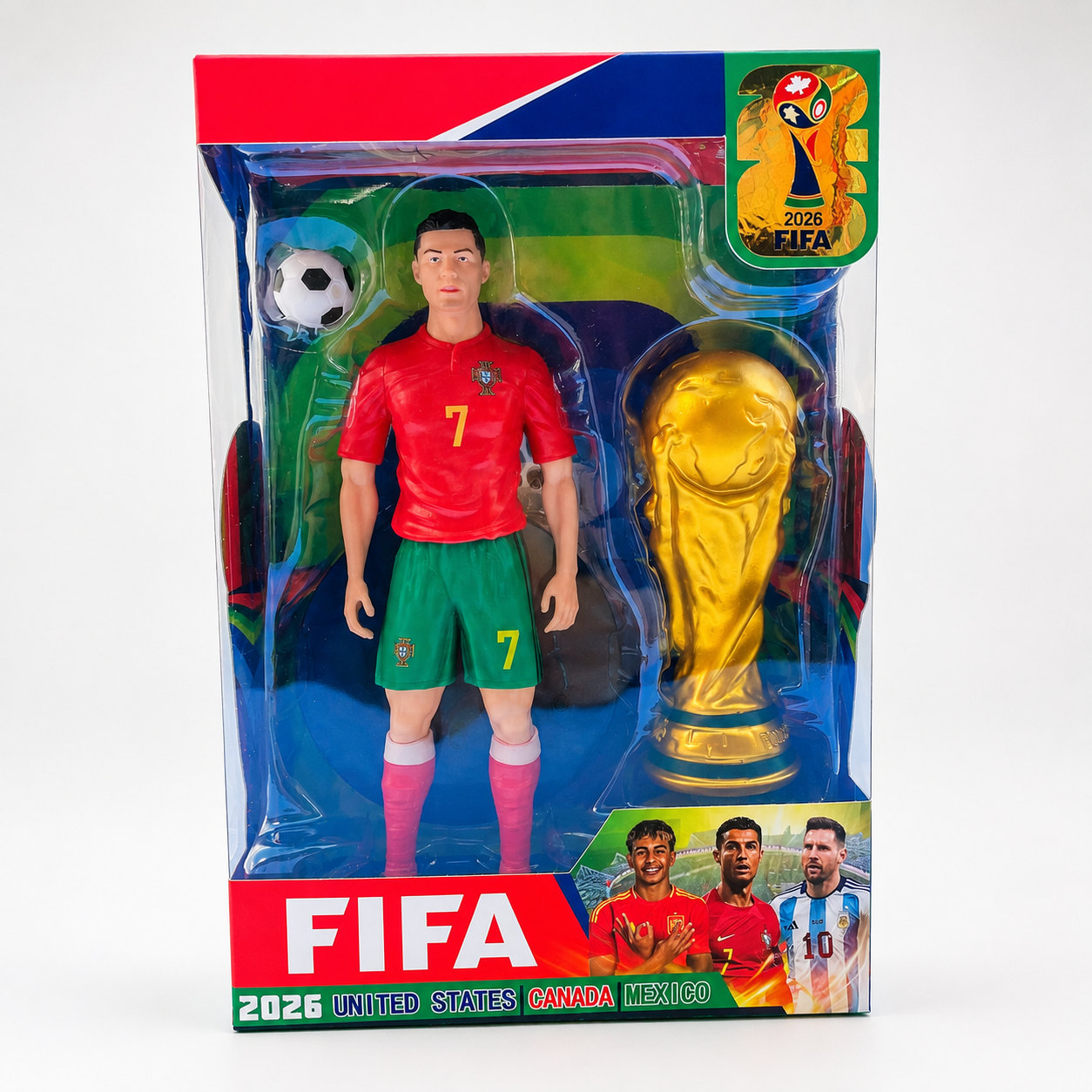 Muñeco Cristiano Ronaldo.