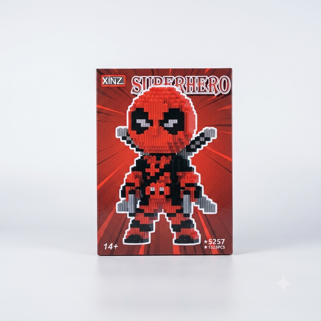 Set de Mini Bloques Deadpool.