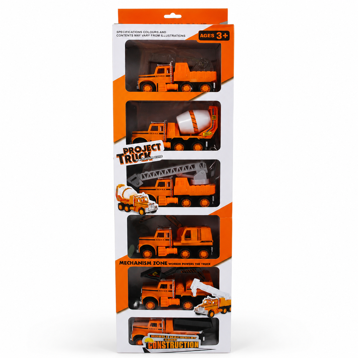 Set de Camiones de Construcción X6.