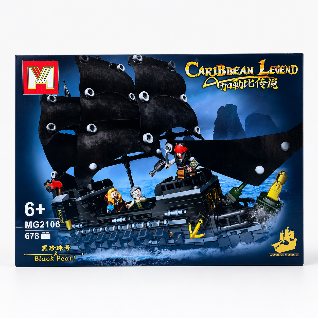 Barco Pirata Black Pearl para Armar