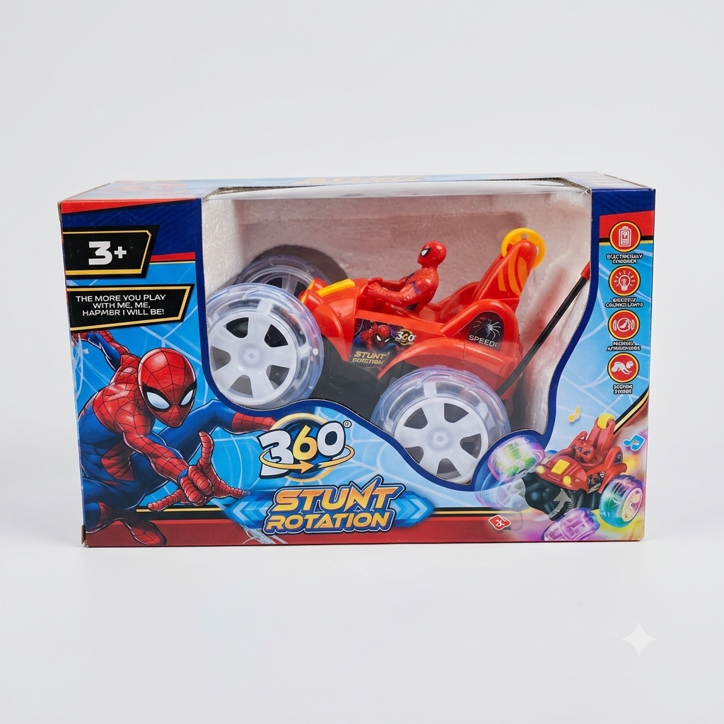 Auto Acrobático 360° Spider Man